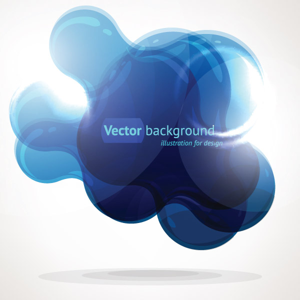 free vector Crystal clear graphics vector 6 cloud